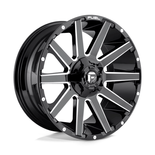 D615 20X9 6X135/5.5 GL-BLK-MIL 20MM Fuel 1PC