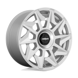 R124 19X8.5 BLANK GL-SLVR 40MM (0-0) Rotiform