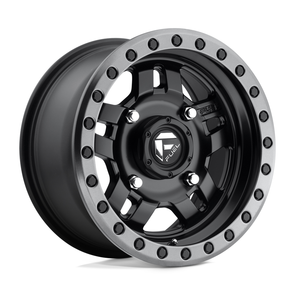 D557 14X7 4X156 MT-BLK-GBR 38MM Fuel UTV