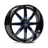 D651 22X7 4X137 GL-BLK-MILL-BTTC 13MM Fuel UTV