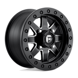 D938 18X7 4X156 MT-BLK-MIL 38MM Fuel UTV