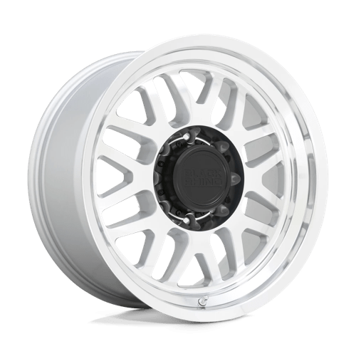 BRDLT 20X9.5 8X6.5 G-SLV MIR -18MM Black Rhino