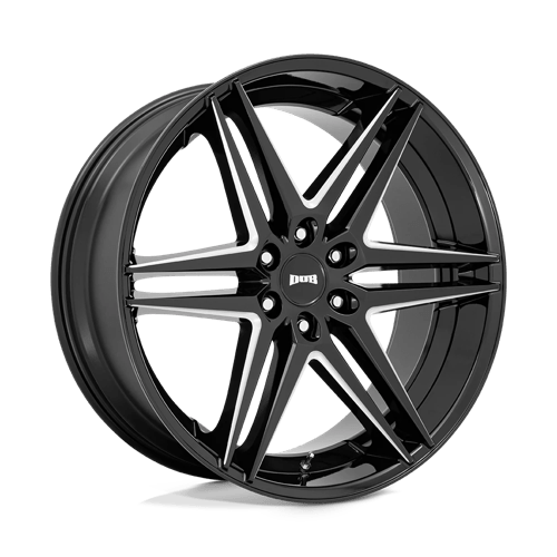 S267 24X10 6X5.5 G-BLK MILL 25MM DUB 1PC