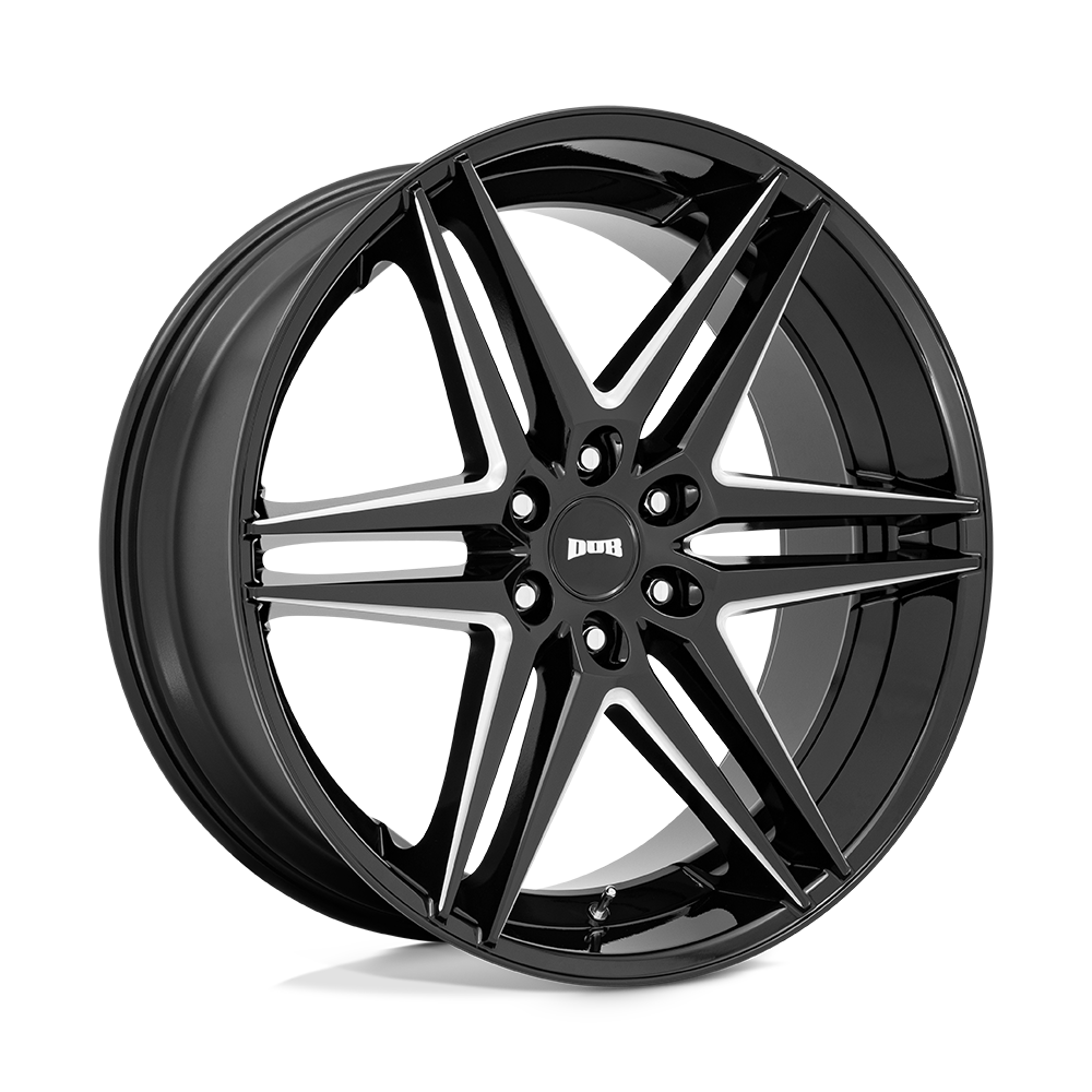 S267 24X10 6X5.5 G-BLK MILL 25MM DUB 1PC