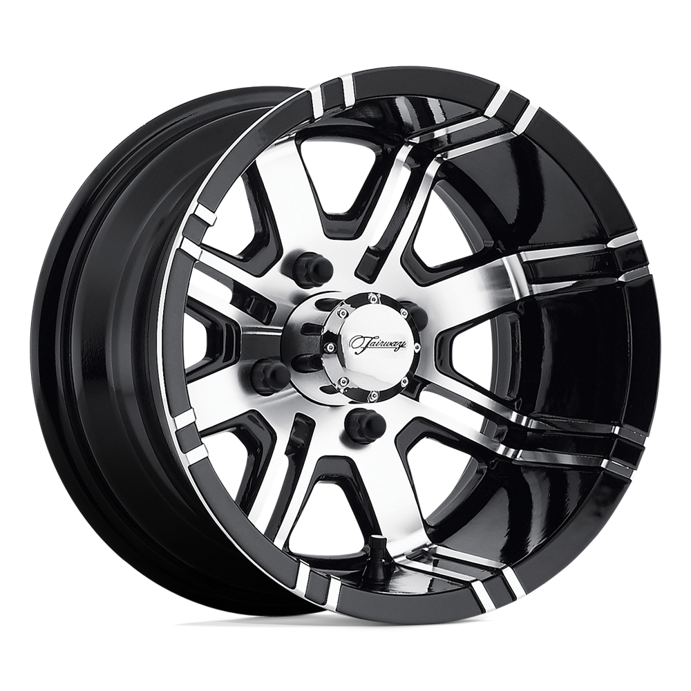 FA119 12X7 4X4.0 MACH G-BLK -40MM Fairway Alloys