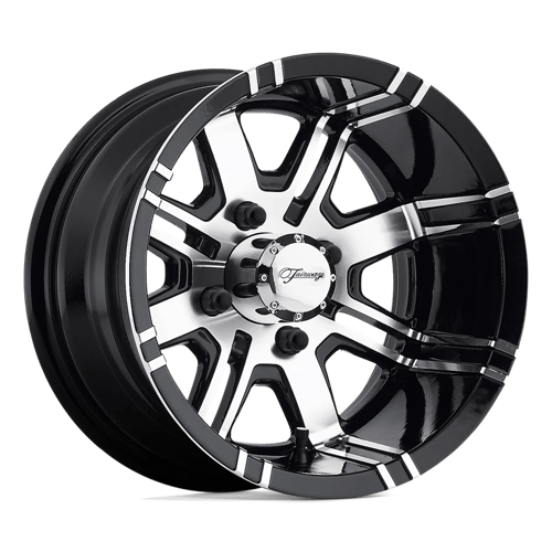 FA119 12X7 4X4.0 MACH G-BLK -40MM Fairway Alloys