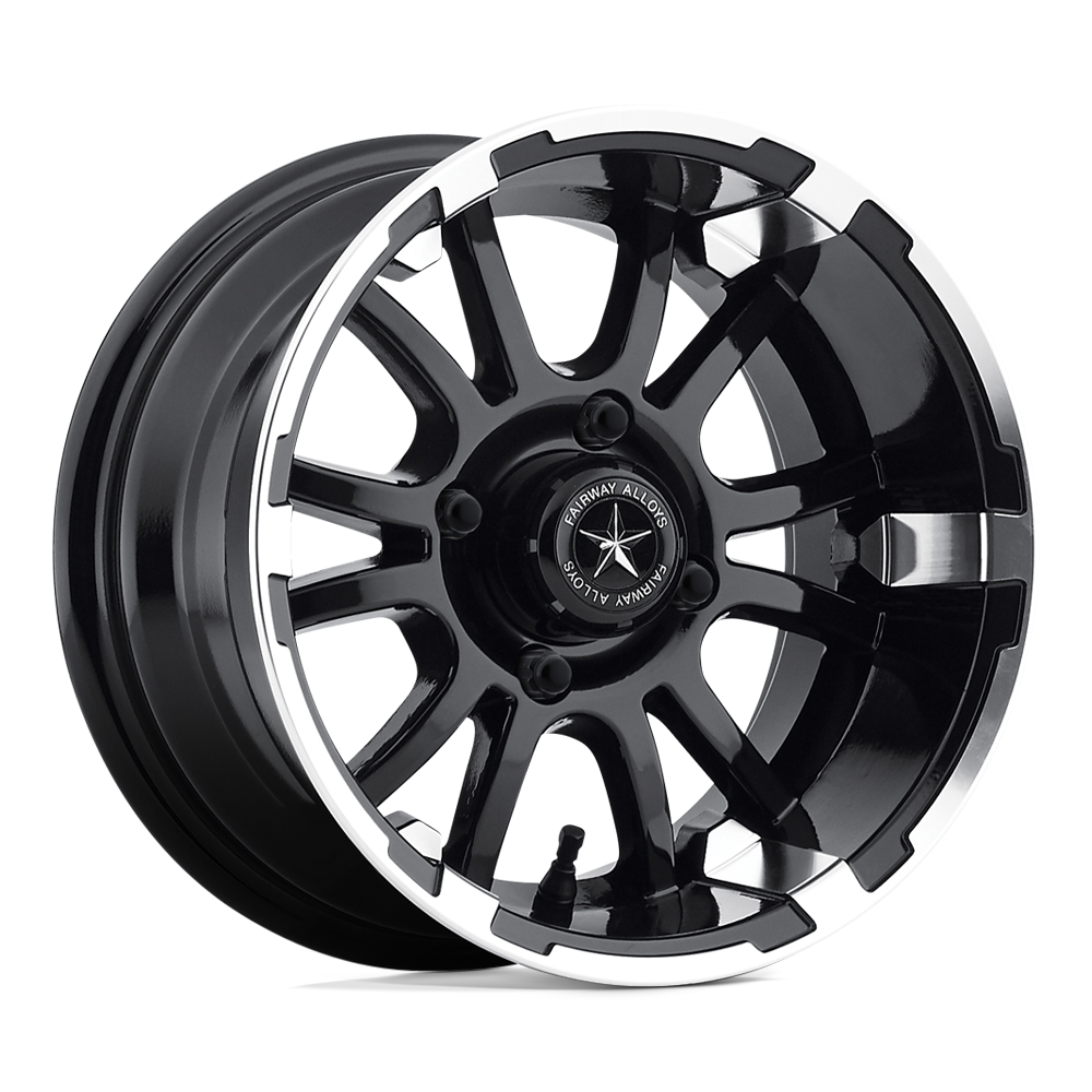 FA132 12X6 4X4.0 MACH M-BLK -20MM Fairway Alloys