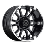 FA132 12X6 4X4.0 MACH M-BLK -20MM Fairway Alloys