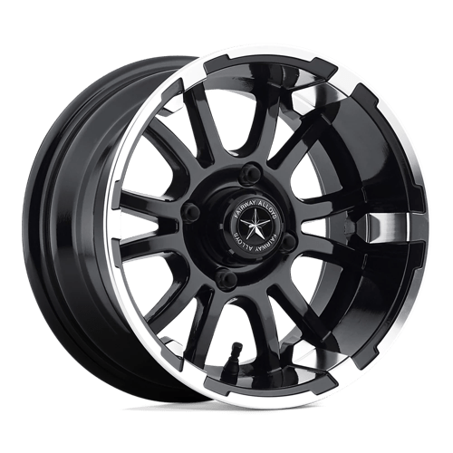 FA132 12X6 4X4.0 MACH M-BLK -20MM Fairway Alloys