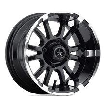 Load image into Gallery viewer, FA132 12X6 4X4.0 MACH M-BLK -20MM Fairway Alloys