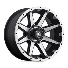 Load image into Gallery viewer, FA135 12X6 4X4.0 MACH M-BLK -23MM Fairway Alloys