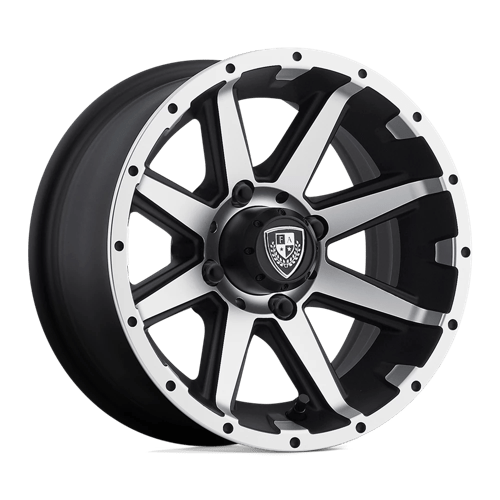 FA135 12X6 4X4.0 MACH M-BLK -23MM Fairway Alloys