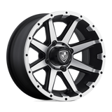 FA135 12X6 4X4.0 MACH M-BLK -23MM Fairway Alloys