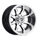 FA141 10X7 4X4.0 MACH G-BLK -25MM Fairway Alloys