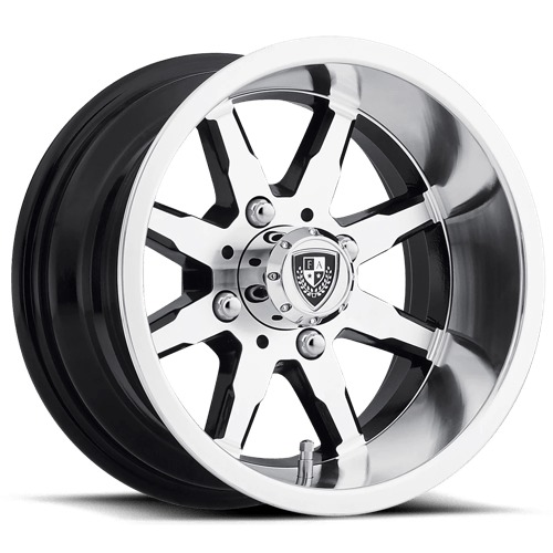 FA142 12X6 4X4.0 MACH G-BLK -30MM Fairway Alloys