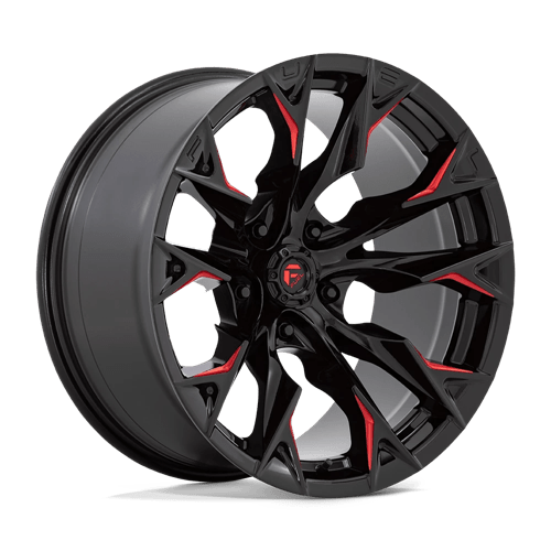 D823 20X10 5X5.0 G-BLK MILL C-RED -18MM Fuel 1PC