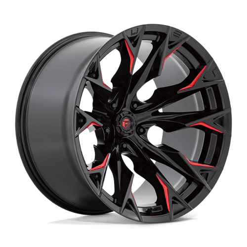 D823 22X12 5X5.0 G-BLK MILL C-RED -44MM Fuel 1PC