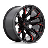 D823 22X12 5X5.0 G-BLK MILL C-RED -44MM Fuel 1PC