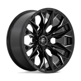 D803 22X10 6X135 G-BLK-MILL -18MM Fuel 1PC