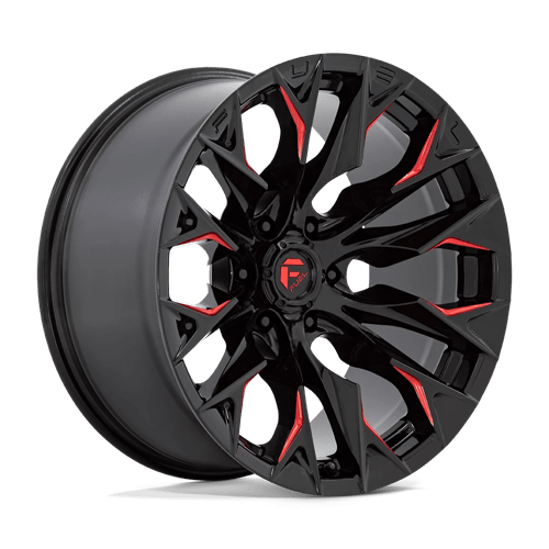 D823 20X10 6X135 G-BLK MILL C-RED -18MM Fuel 1PC