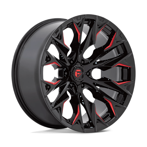 D823 22X10 6X5.5 G-BLK MILL C-RED -18MM Fuel 1PC