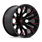 D823 22X12 6X5.5 G-BLK MILL C-RED -44MM Fuel 1PC