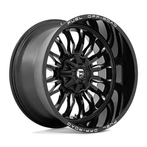 D795 22X12 5X4.5/5.0 G-BLK-MILL -44MM Fuel 1PC