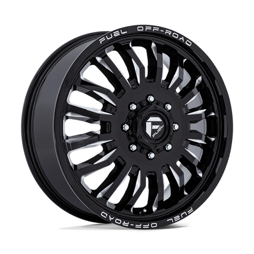 D868 20X8.25 8X200 G-BLK-MILL -201MM Fuel 1PC