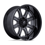 D853 22X10 8X180 M-GNMTL BLK-LP -18MM Fuel 1PC