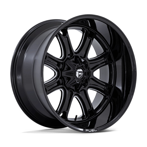 D853 22X10 8X170 G-BLK MILL -18MM Fuel 1PC