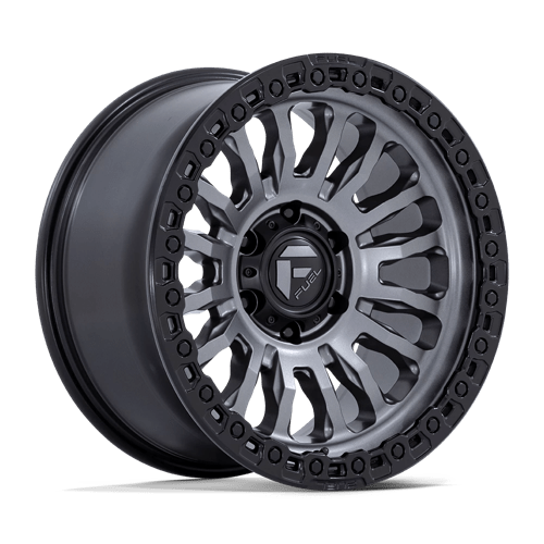 D857 17X8.5 5X5.0 M-GNMTL BLK -1MM Fuel 1PC