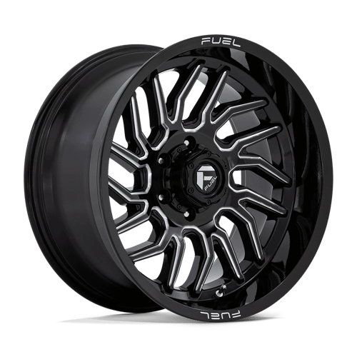 D807 20X10 6X5.5 G-BLK-MILL -18MM Fuel 1PC