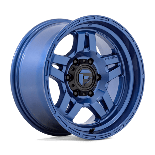 D802 17X8.5 5X5.0 DRK-BLUE -10MM Fuel 1PC