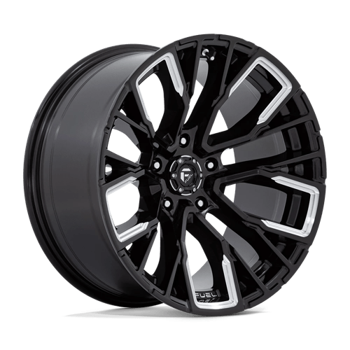 D849 20X10 5X5.0 G-BLK-MILL -18MM Fuel 1PC