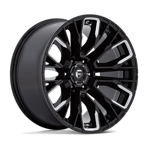 D849 17X9 6X5.5 G-BLK-MILL -12MM Fuel 1PC