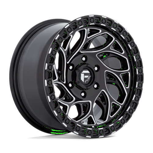 D840 17X9 6X5.5 G-BLK-MILL -12MM Fuel 1PC