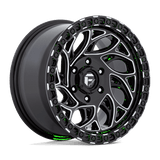 D840 18X9 5X5.0 G-BLK-MILL -12MM Fuel 1PC