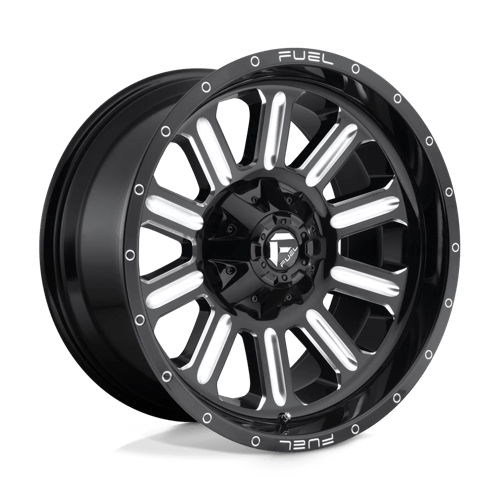 D620 20X10 8X6.5 GL-BLK-MIL -18MM Fuel 1PC