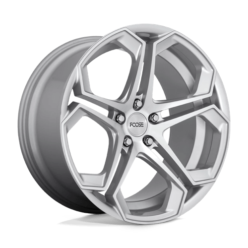 F170 20X10.5 5X115 GL-SLVR-MACH 20MM Foose 1PC