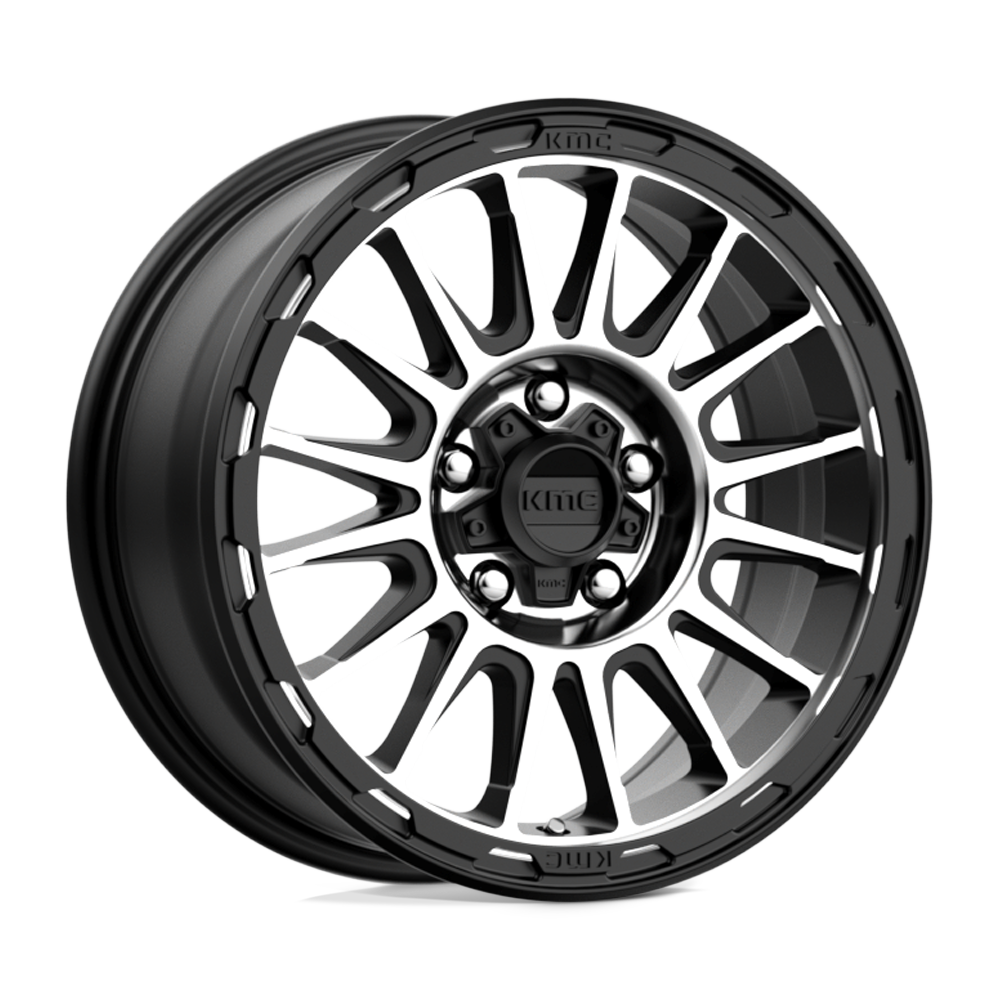 KM542 16X7 5X4.5 S-BLK MACH 30MM KMC