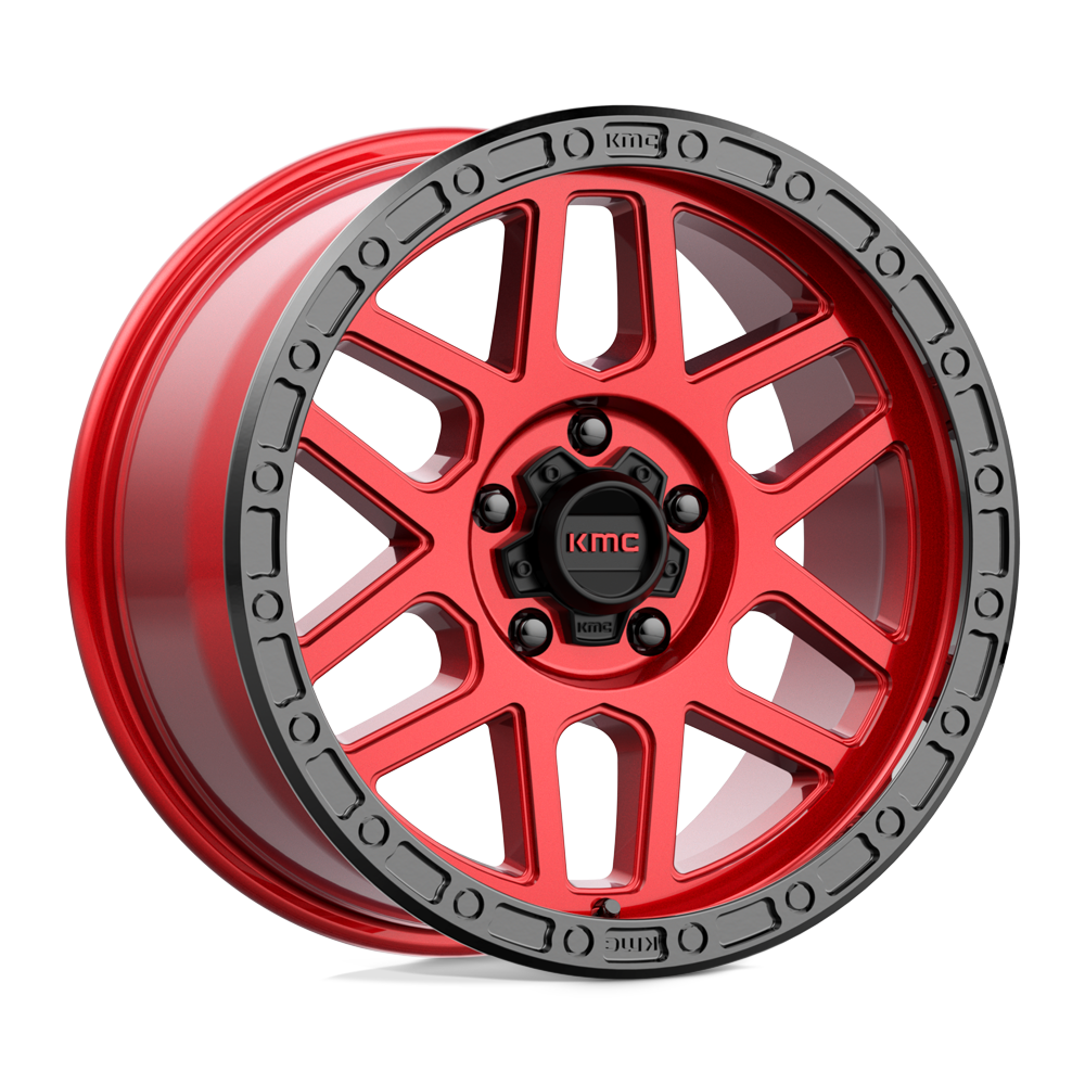 KM544 17X8.5 5X5.0 C-RED BLK-LP 00MM KMC