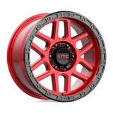 KM544 18X9 6X5.5 C-RED BLK-LP 18MM KMC