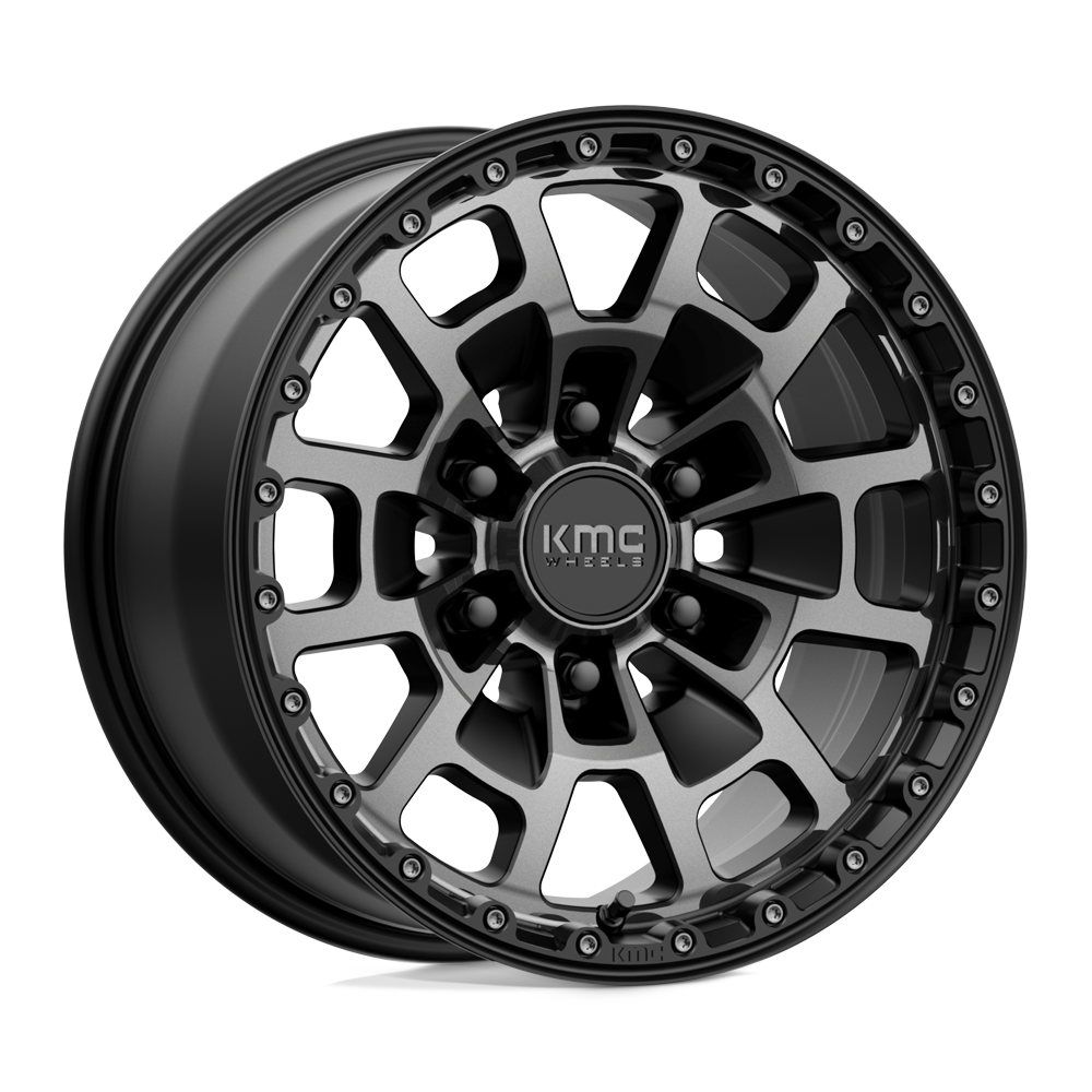 KM718 17X8.5 6X135 S-BLK GTCC 18MM KMC