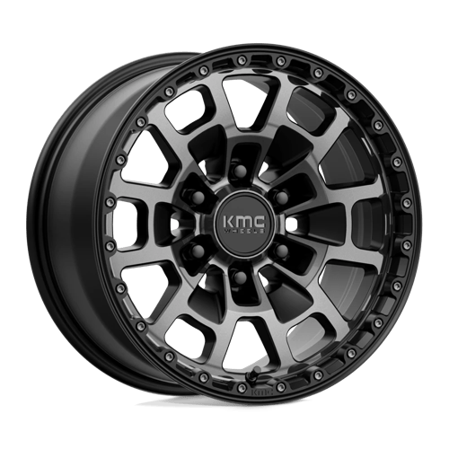 KM718 17X8.5 6X5.5 S-BLK GTCC 18MM KMC