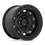 KM236 17X9 8X6.5 S-BLK -38MM KMC