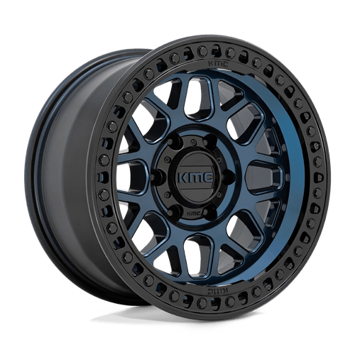 KM549 17X9 5X5.0 MN-BLUE GBLK-LP -12MM KMC