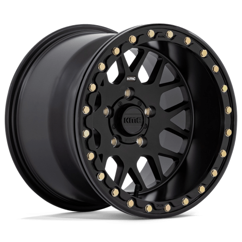 KS235 15X6 4X137 S-BLK 38MM KMC Powersports