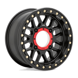 KS235 15X7 4X137 S-BLK 10MM KMC Powersports