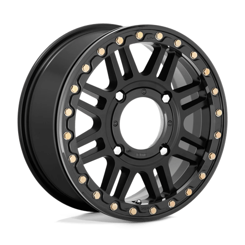 KS250 15X10 4X156 S-BLK BLK-RING 00MM KMC Powersports