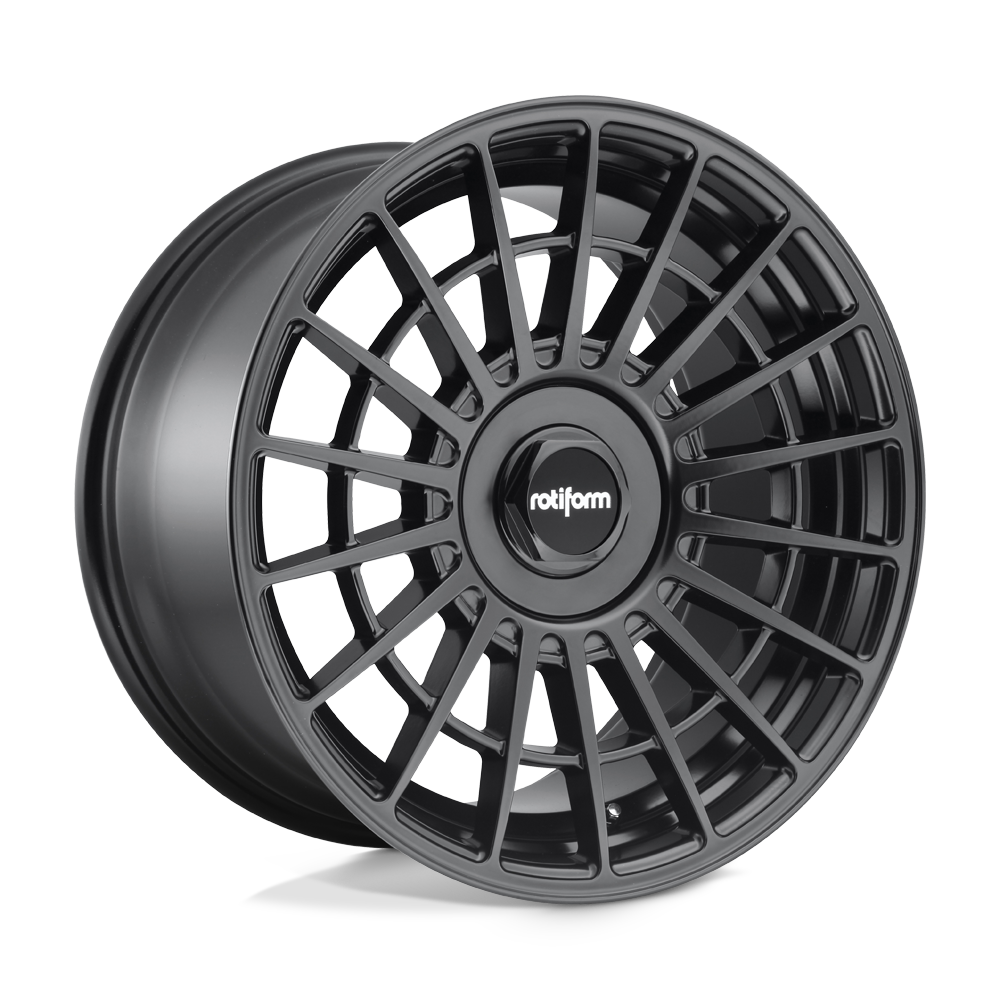 R142 17X8 BLANK MT-BLK 30MM (98-121) Rotiform